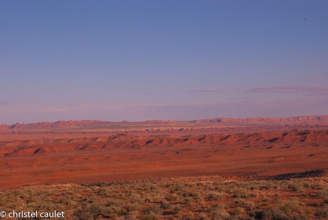 La terre rouge de Monument Valley